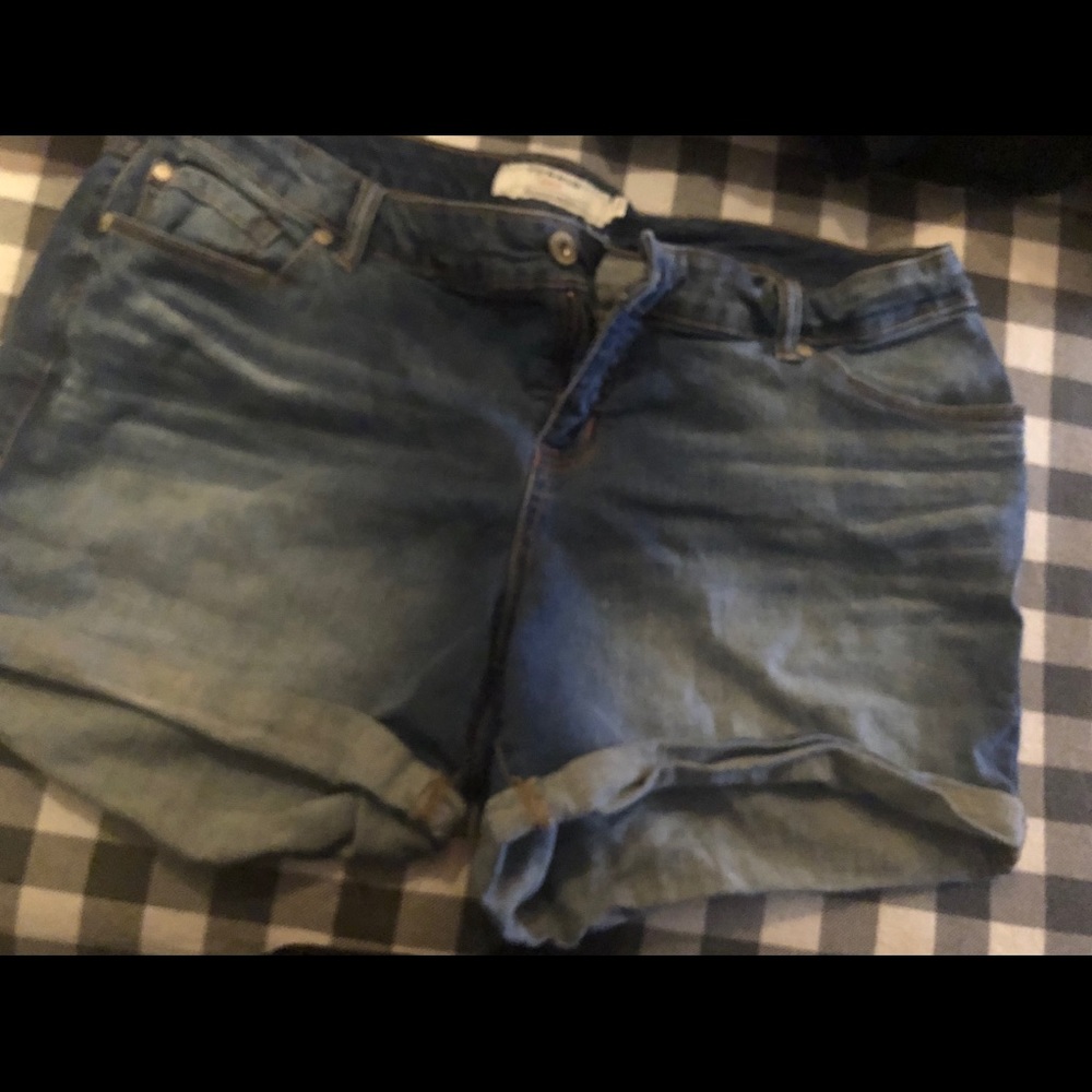 Denim shorts